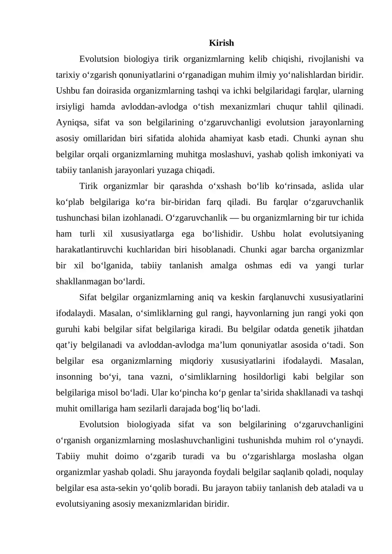 Sifat va son belgilari o‘zgaruvchanligini hisoblash 2