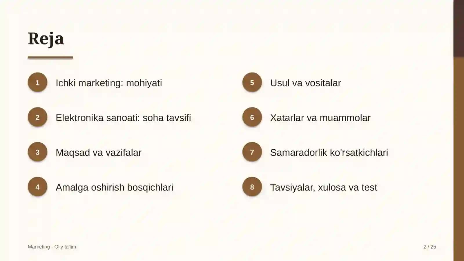 elektronika sanoatida ichki marketing 7022 2