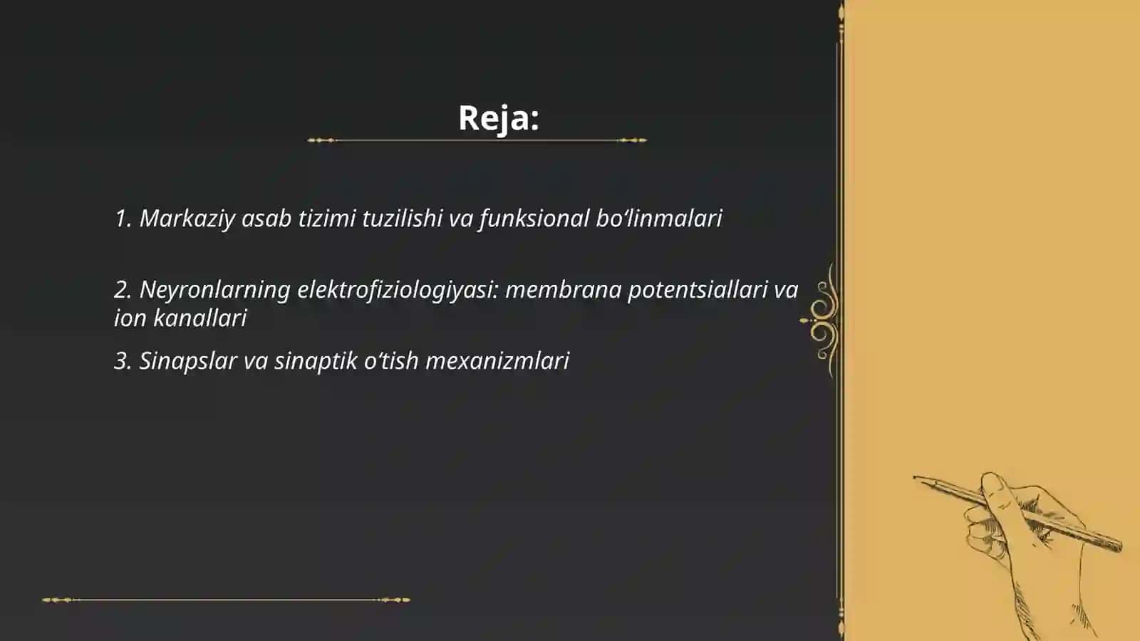 Markaziy asab tiziminin umumiy fiziologiyasi 2