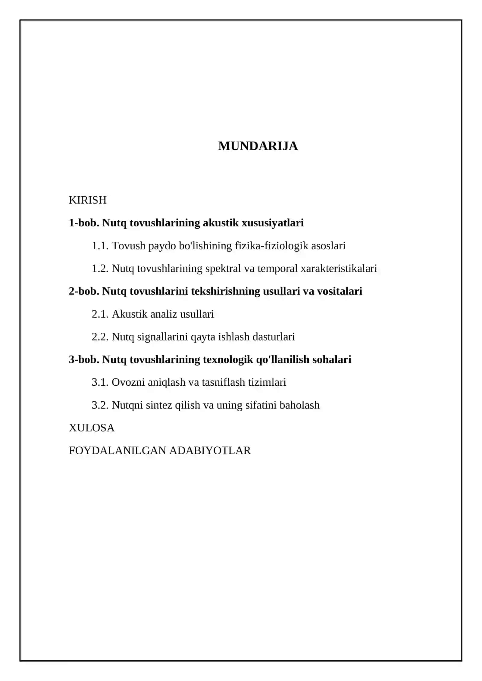 Nutqning tovush tomonini tekshirish texnologiyasi 2