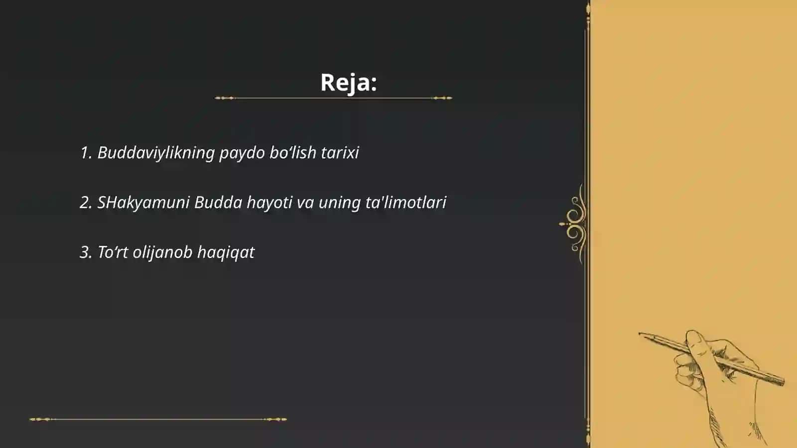 Buddaviylikning paydo bo‘lish tarixi 2