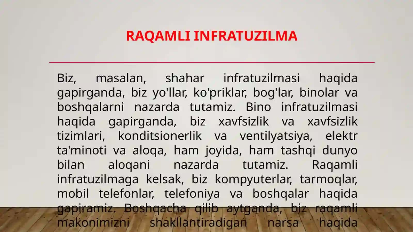 Raqamli infratuzilma 2