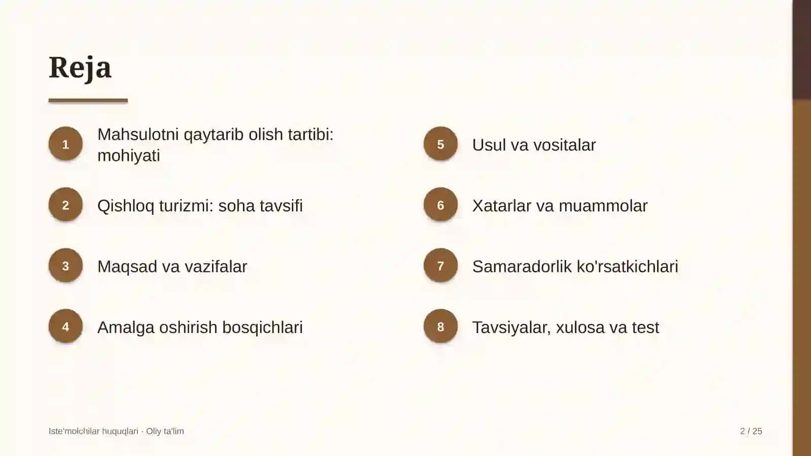 qishloq turizmida mahsulotni qaytarib olish tartibi 7659 2