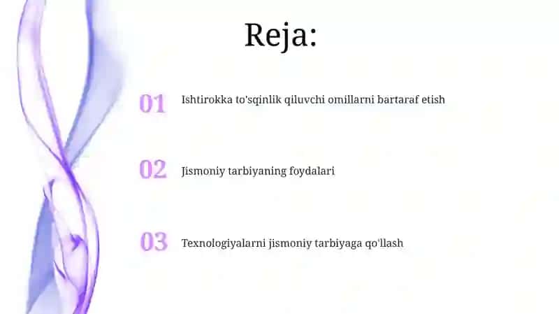 Jismoniy tarbiyasi mashgulotlar shakli 2