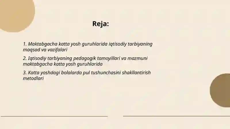 Maktabgacha katta yosh guruhlarida iqtisodiy tarbiya 2
