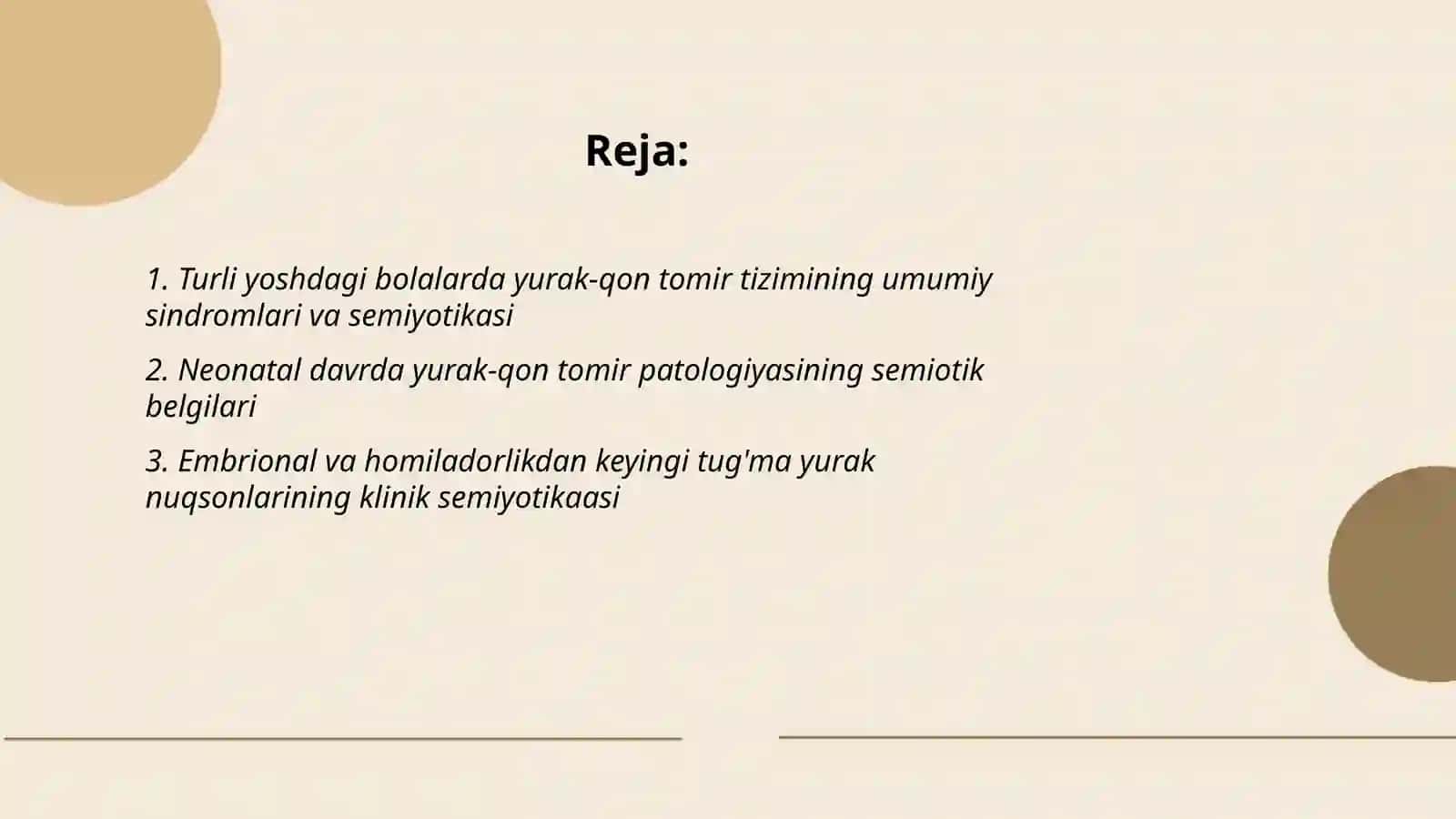 Turli yoshdagi bolalarda yurak-qon tomir tizimining asosiy sindromlari va semiotikasi 2