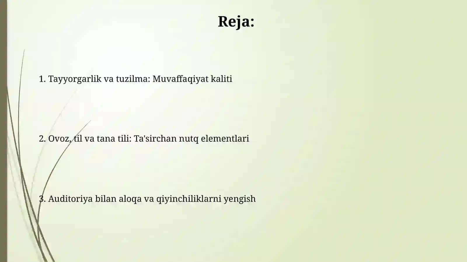Jamoatchilik oldida ishonch bilan, toʻgʻri va qiziqarli tildan foydalangan holda gapirish 2