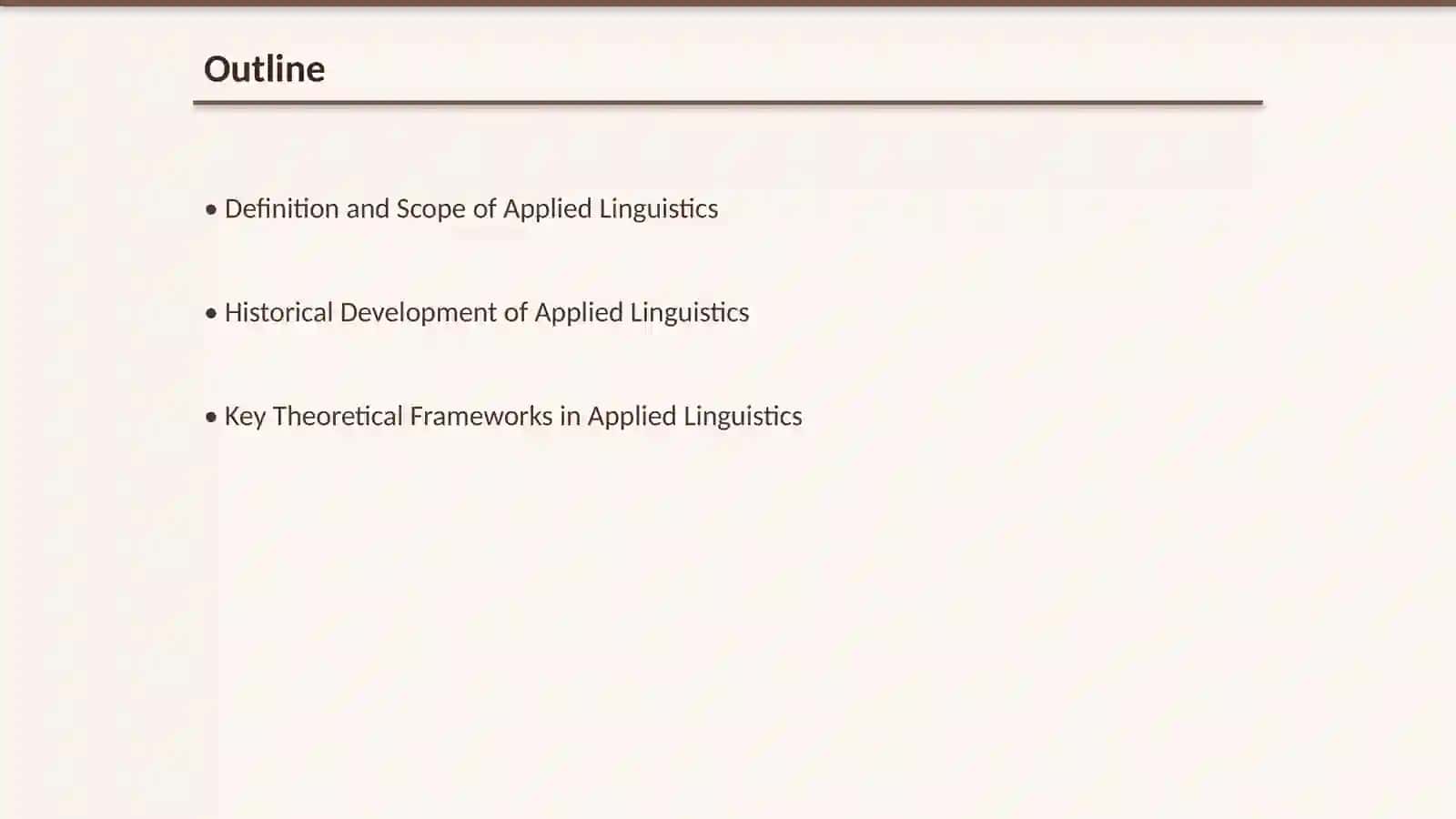 Applied Linguistics as a branch of linguistics 2