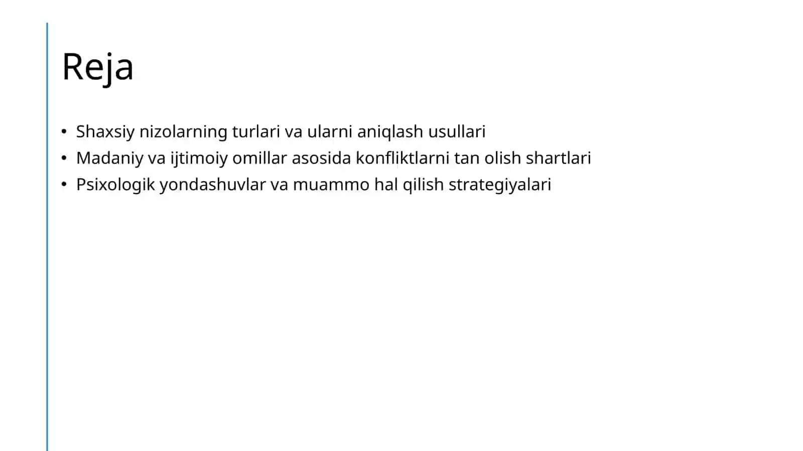 Shaxsislar rao konfeliklarni aniqlashning usullari va shartlari 2