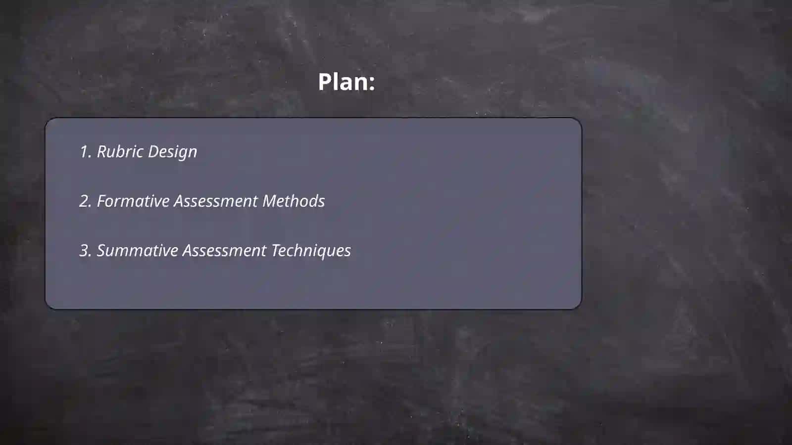 Study assessment forms and criteria 2