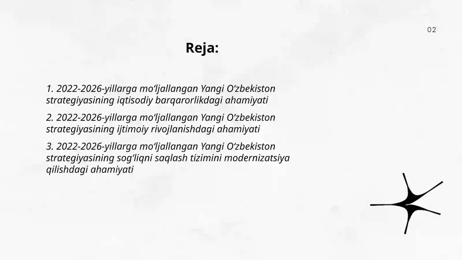 2022-2026-yillarga mo‘ljallangan Yangi O‘zbekistonning taraqqiyot strategiyasi ahamiyati 2