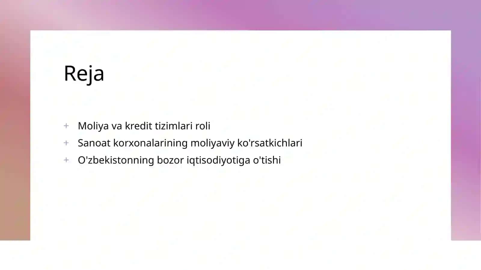 Moliyaviy va Kredit Tizimlarining Sanoat Ishlab Chiqarishda O'rni 2