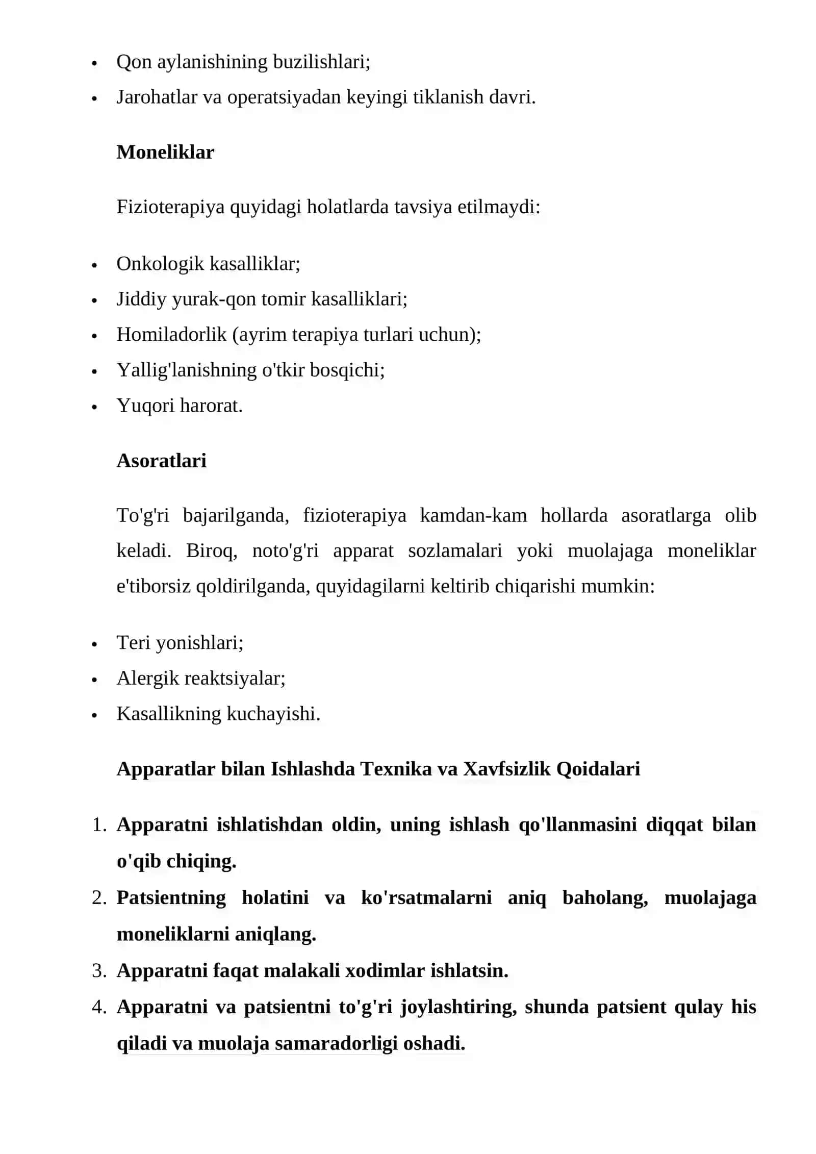 Fizioterapiya usullari 2