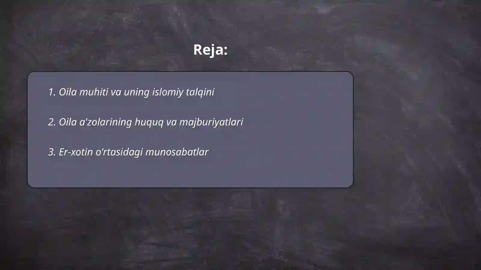 Baxtiyor oila talqini 2