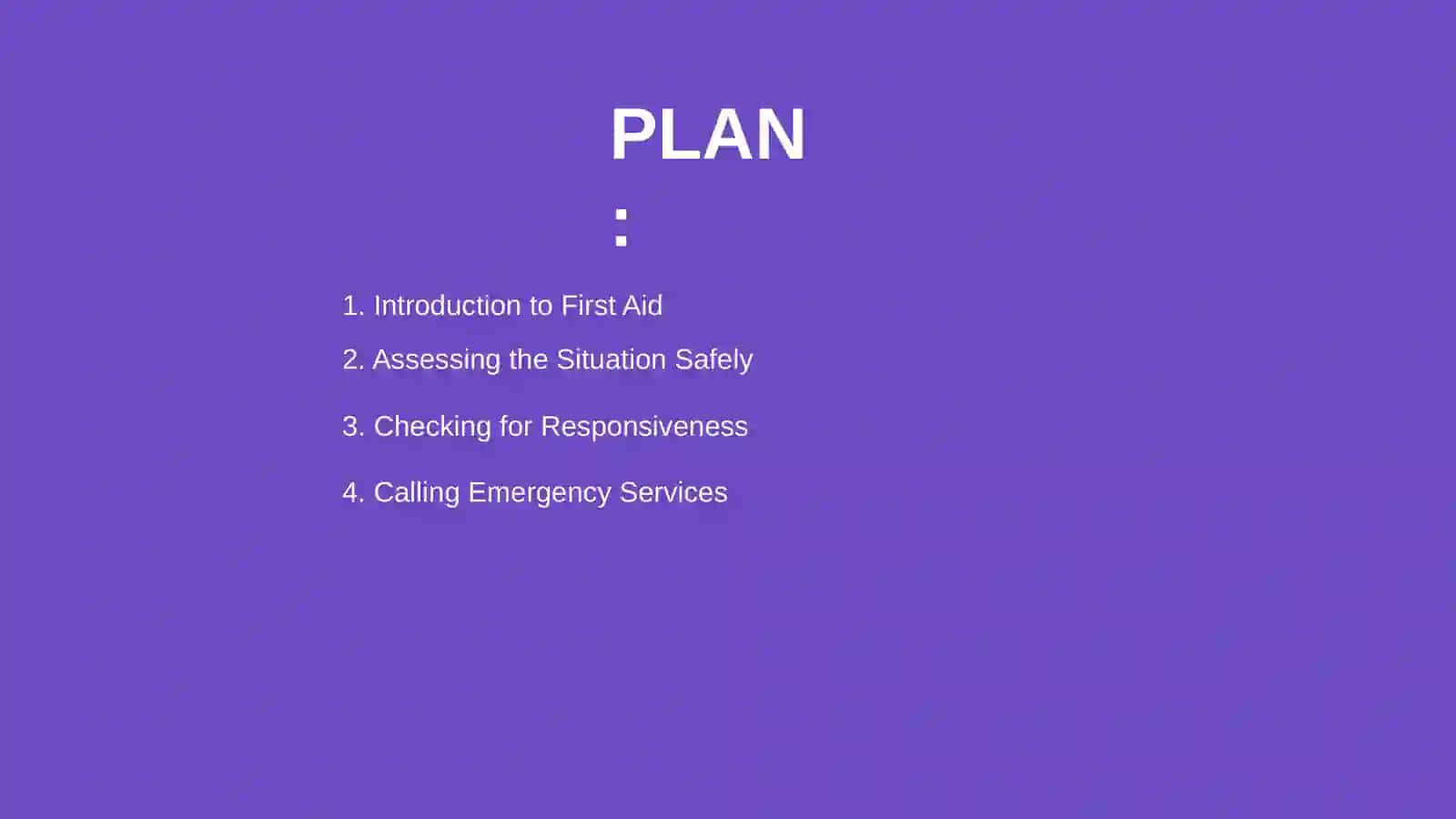 First Aid Procedures Presentation 2