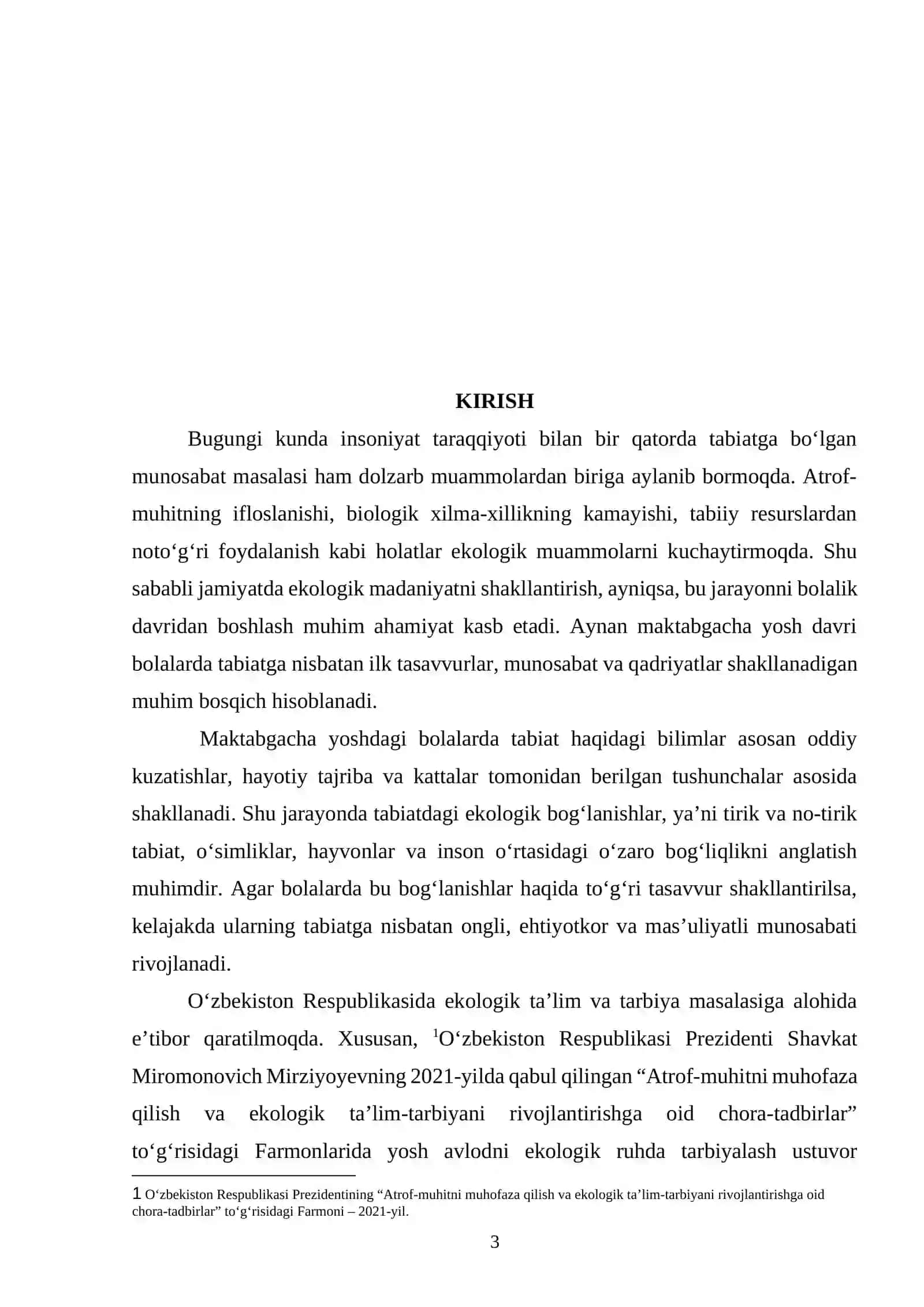 Tabiatdagi ekologik bogʻlanishlar haqida bolalarda tasavvur shakllantirish 2