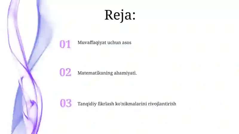 Matematika nima uchun kerak matematikani nimaga o'rganamiz o'qituvchi misolida 2