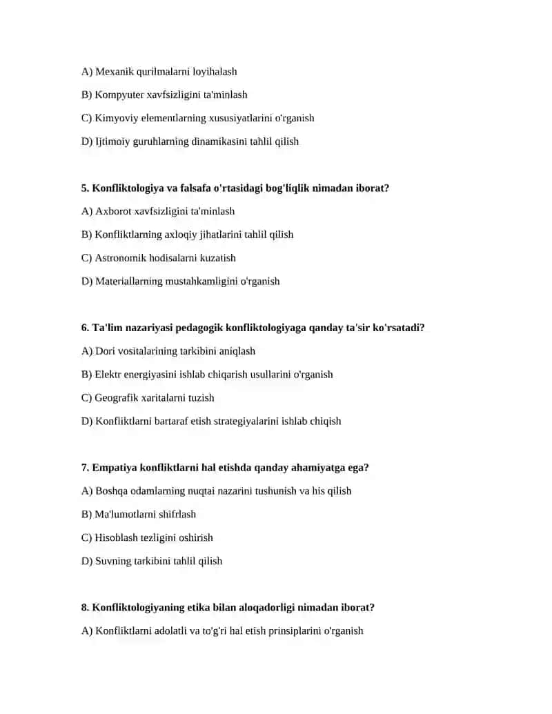 Pedagogik konfitologiyaning fanlar bilan aloqadorlikda rivojlanishi 2