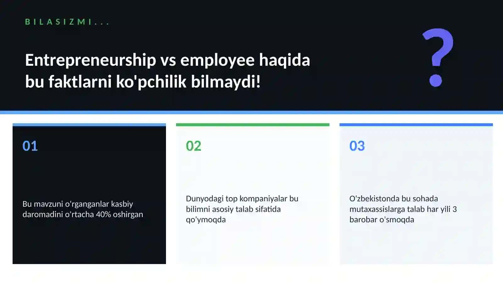 Entrepreneurship vs employee 2