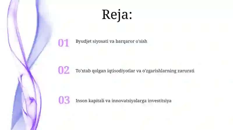 Iqtisodiy islohotlar davr talabi 2