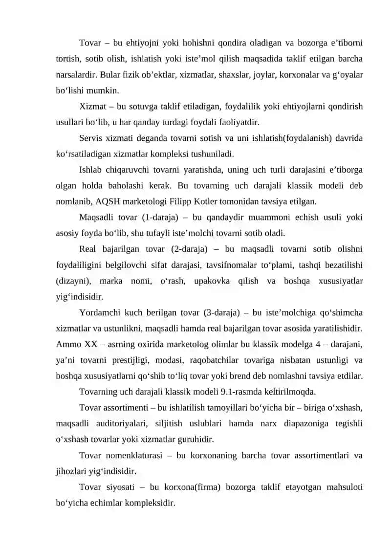 Is’temol tovarlari bozori 2