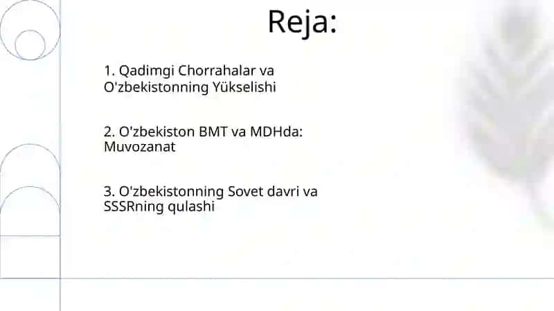 Oʻzbekistonning BMT va MDHga aʼzo boʻlish tarixi va oʻrni 2