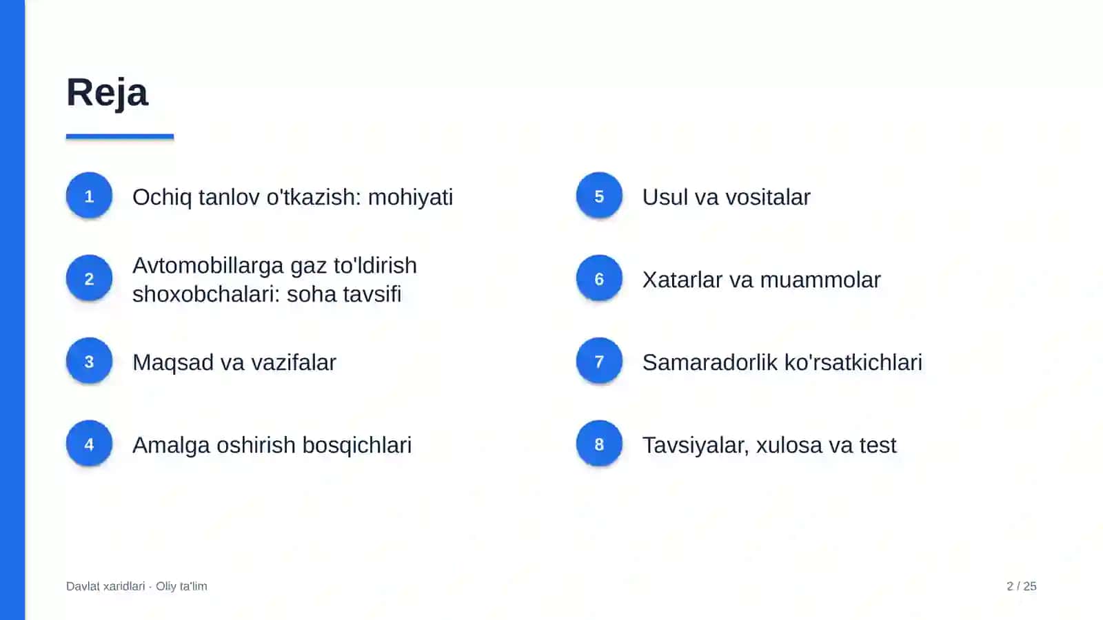 avtomobillarga gaz to'ldirish shoxobchalarida ochiq tanlov o'tkazish 4279 2