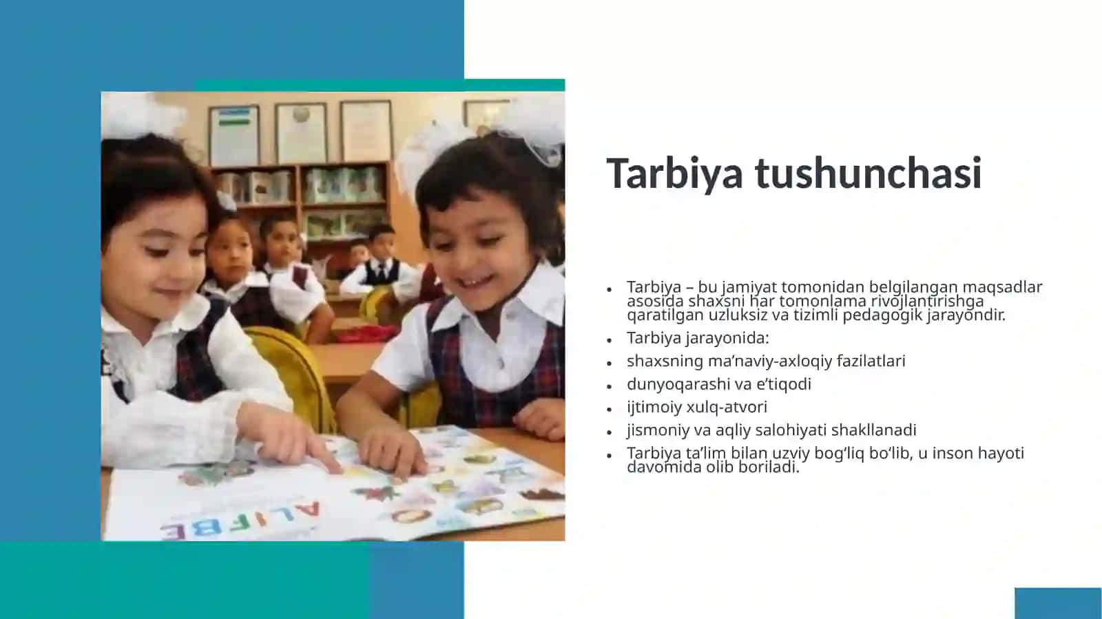 Tarbiyaningmazmunivaasosiyyo’nalishlari 2