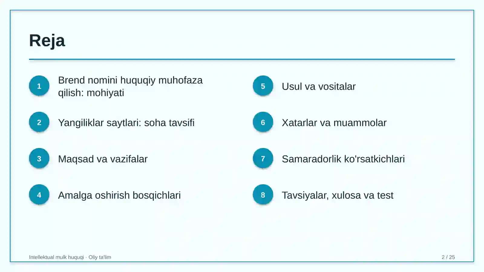 yangiliklar saytlarida brend nomini huquqiy muhofaza qilish 9570 2
