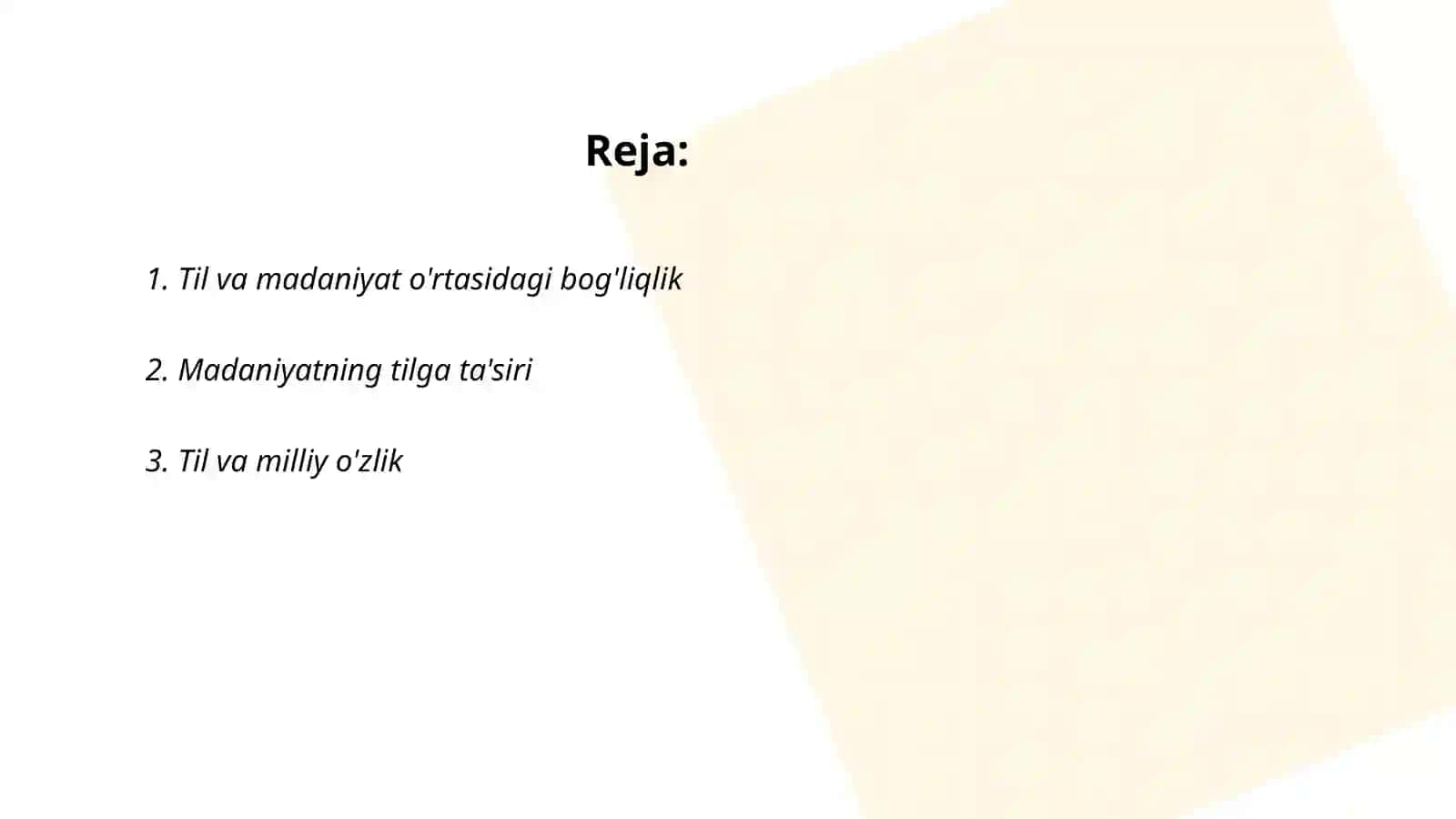 Til va madaniyat munosabati 2