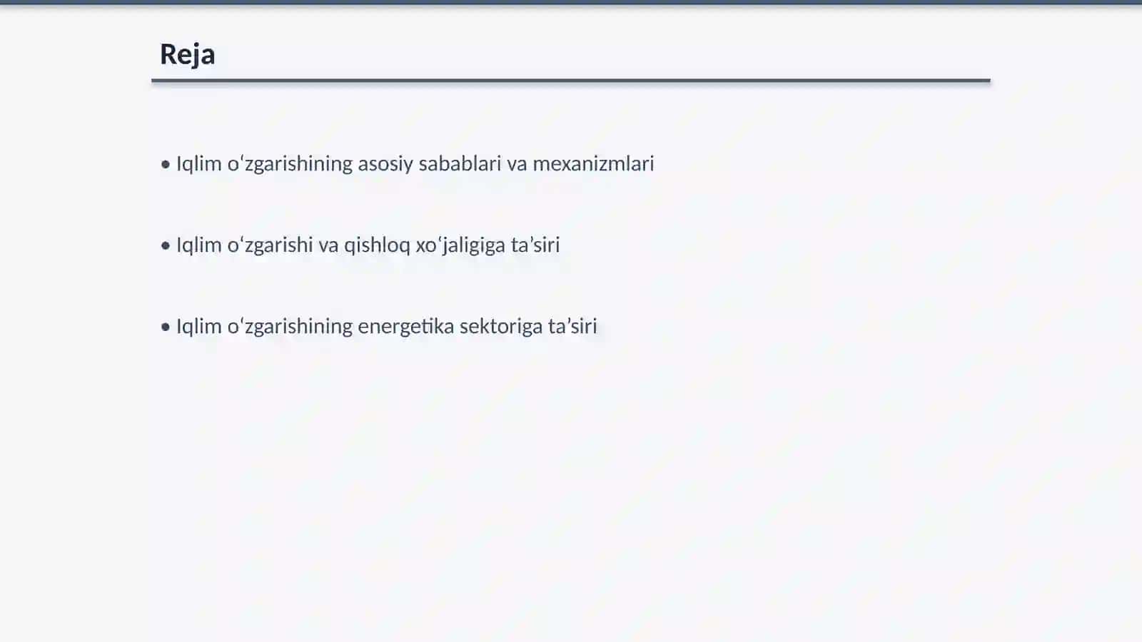 Iqlim o‘zgarishi va uning iqtisodiyotga ta’siri 2