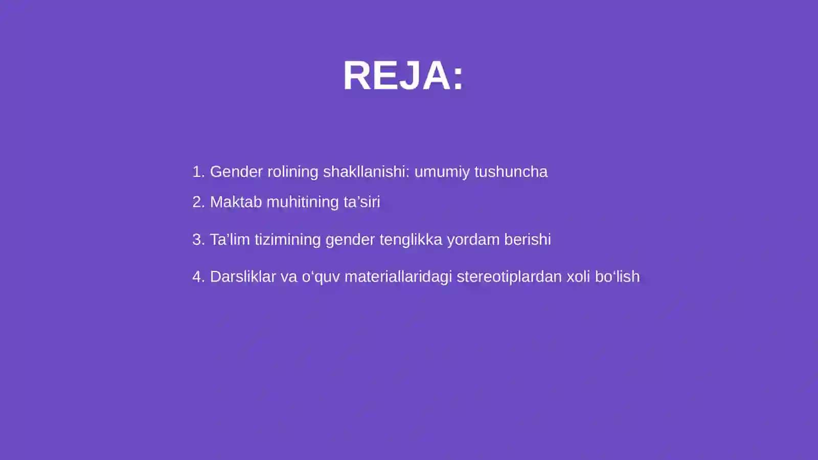 Gender rolining shakllanishida maktab va ta’lim tizimidagi o’rni 2