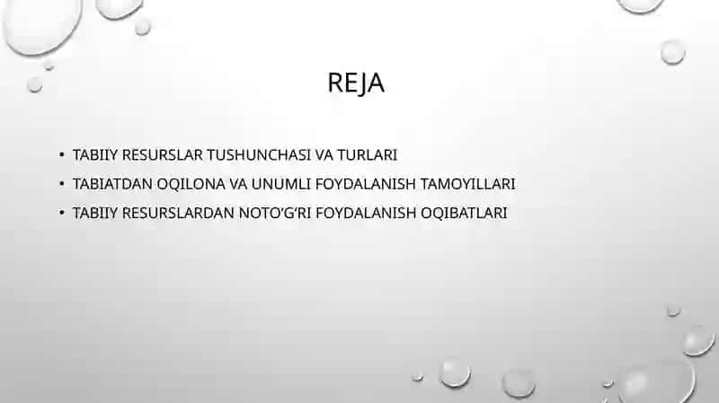 Tabiatdanunumlifoydalanish 2