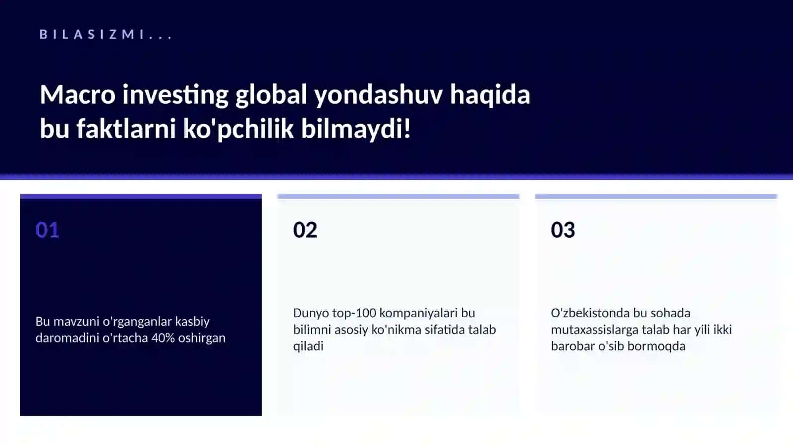 MOLIYA VA INVESTITSIYA 2026 2