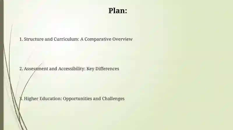 Structure, Curriculum, and Assessment: A Comparative Overview 2