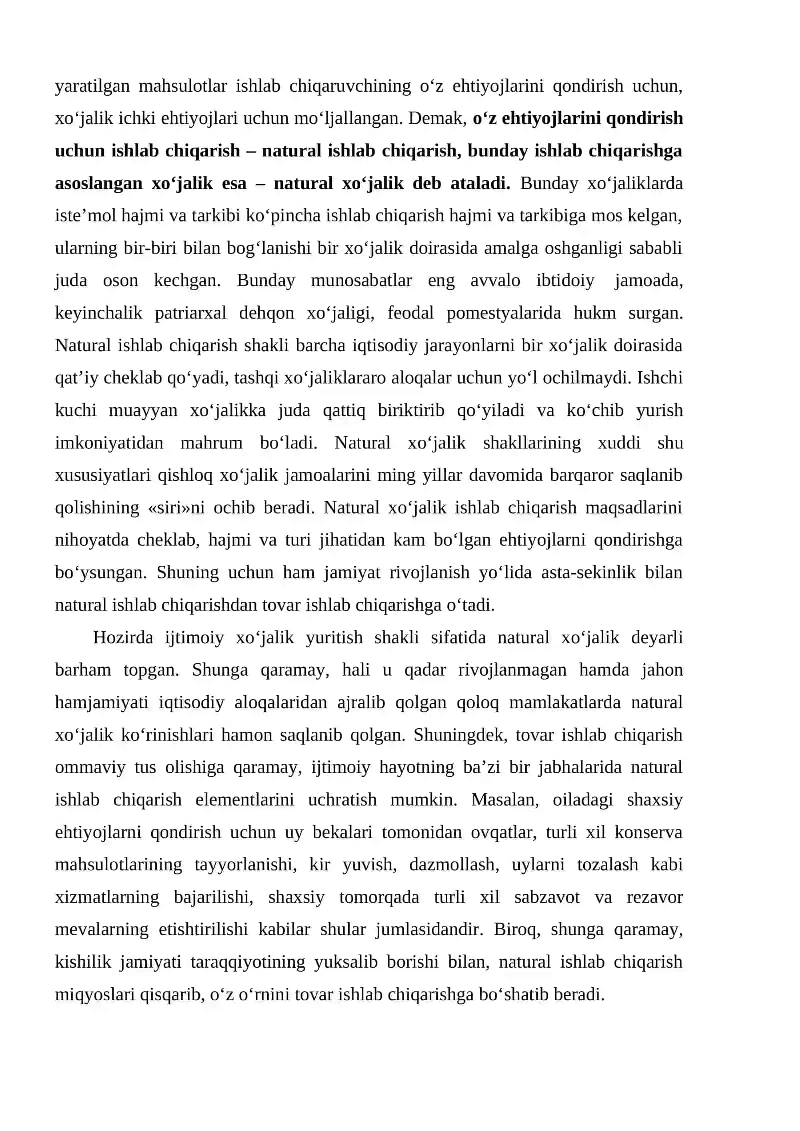 TOVAR-PUL MUNOSABATLARI - BOZOR IQTISODIYOTINING ASOSIDIR 2