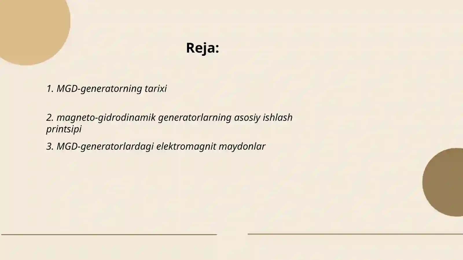 MGD-generator va uning ishlash prinsipi 2