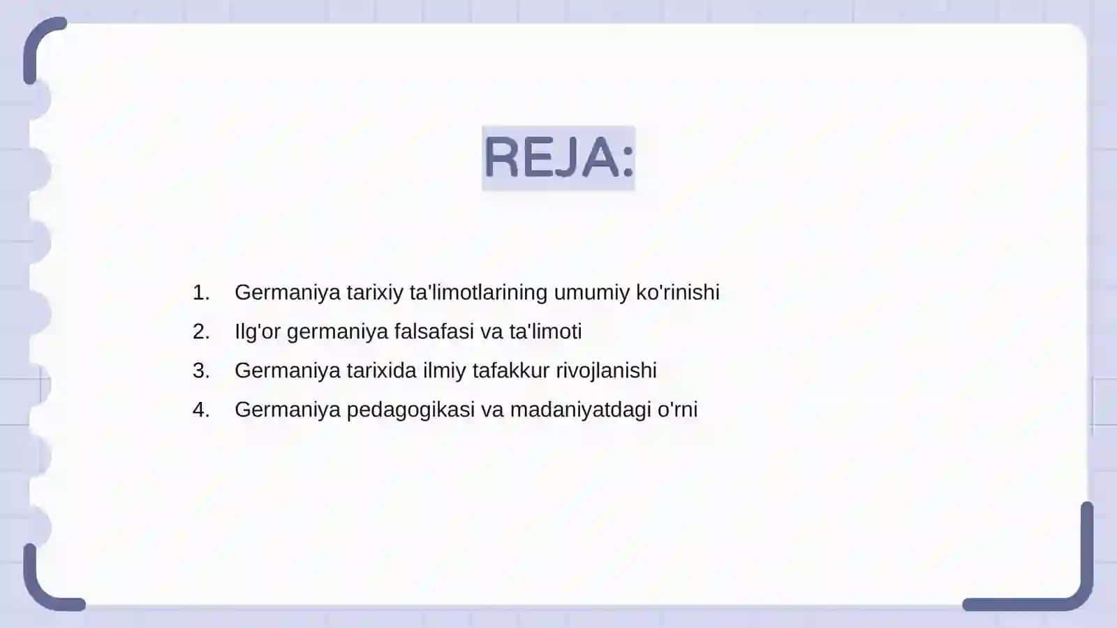 Germaniya tarixiy ta'limotlari 2