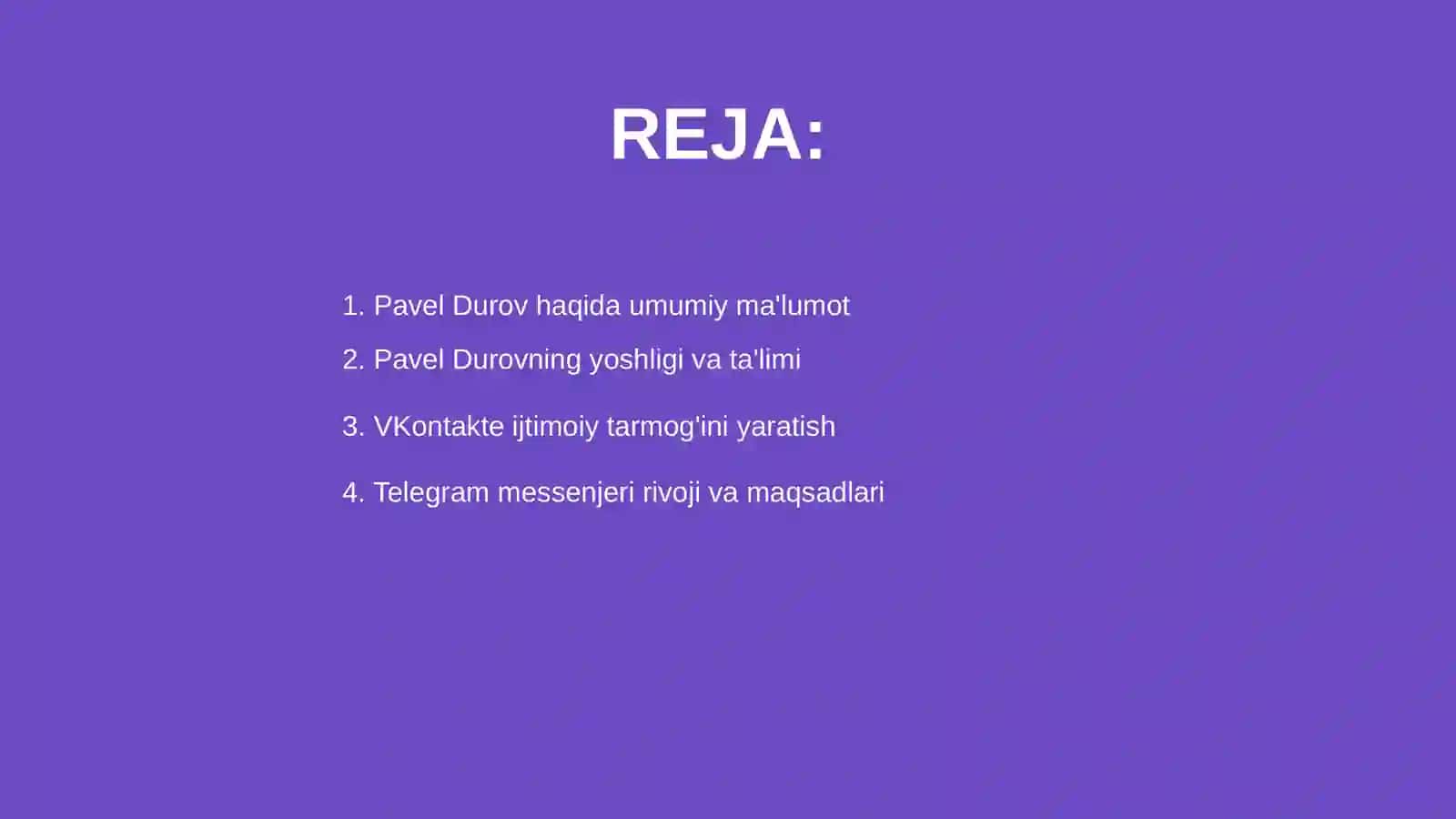 Pavel Durov hayoti 2