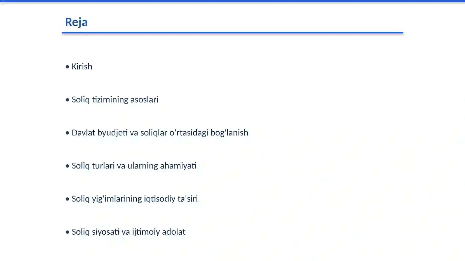 Davlat byudjeti daromadlari va soliqlar 2