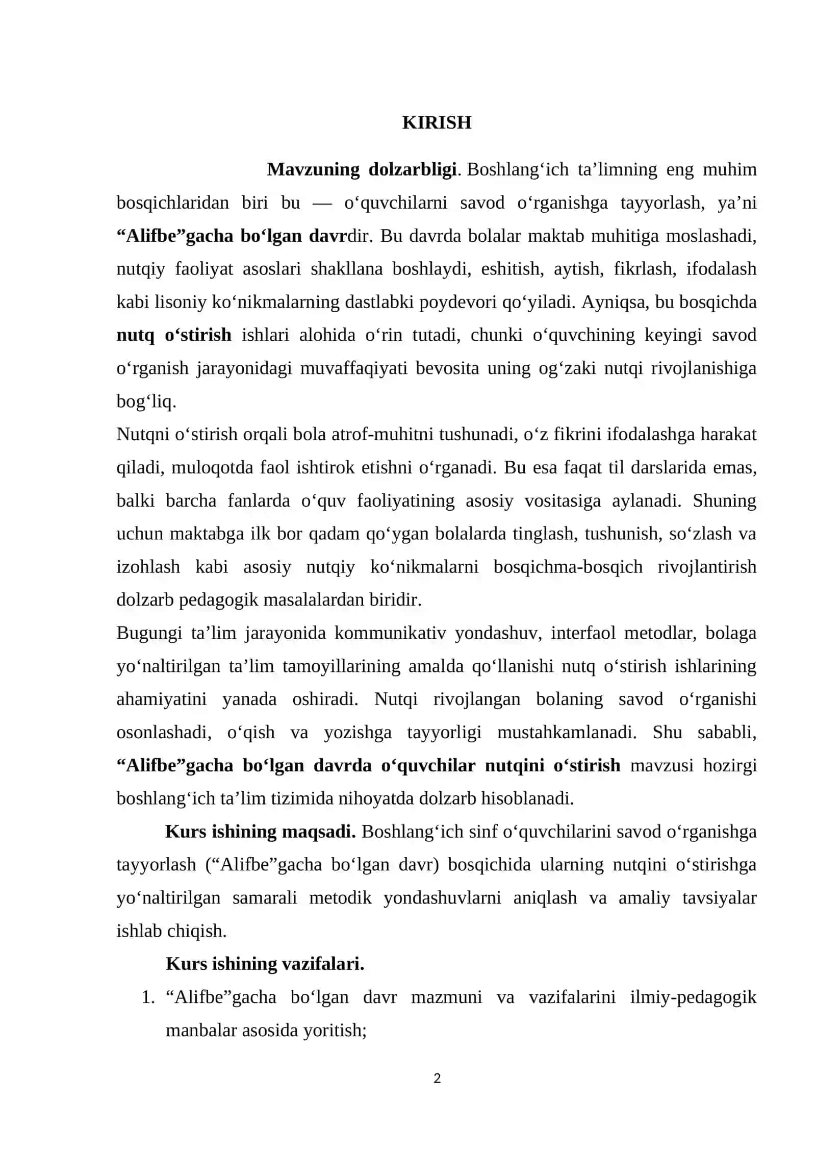 Alifbe haqida dastlabki tushunchalar 2