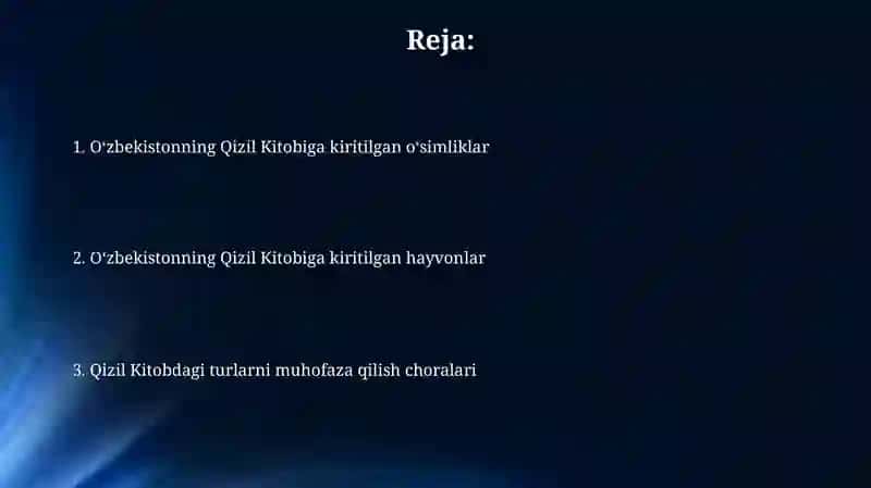 Qizil Kitobga kiritilgan oʻsimliklar va hayvonlar 2
