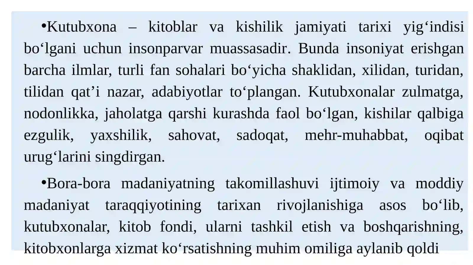 Kutubxonalar, kutubxonashunoslik asoslari 2