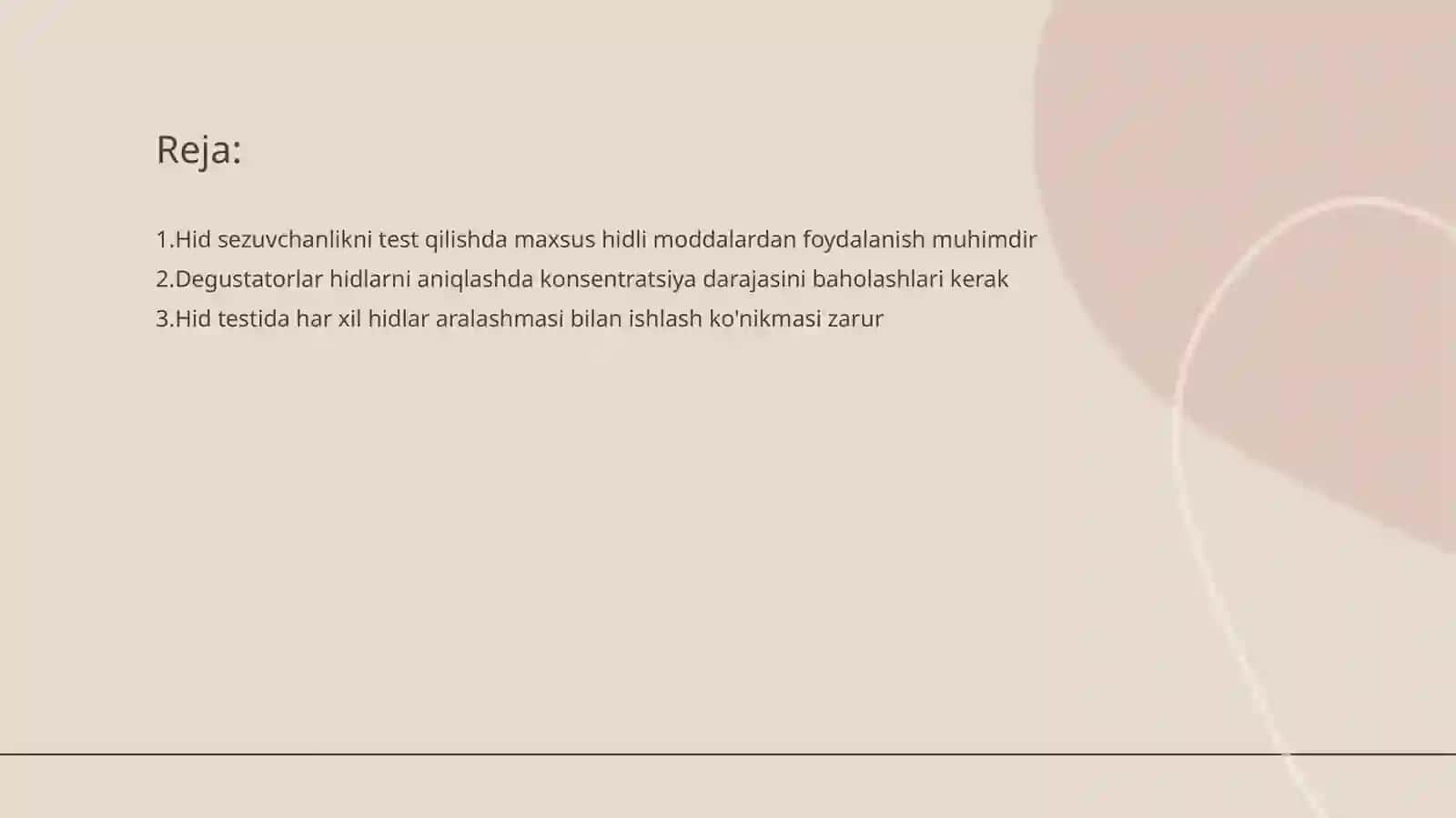 Hid sezuvchanlikni test orqali tekshirish 2