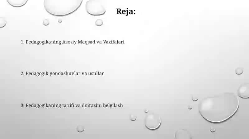 Pedagogika fani va uning maqsad va vazifalari 2