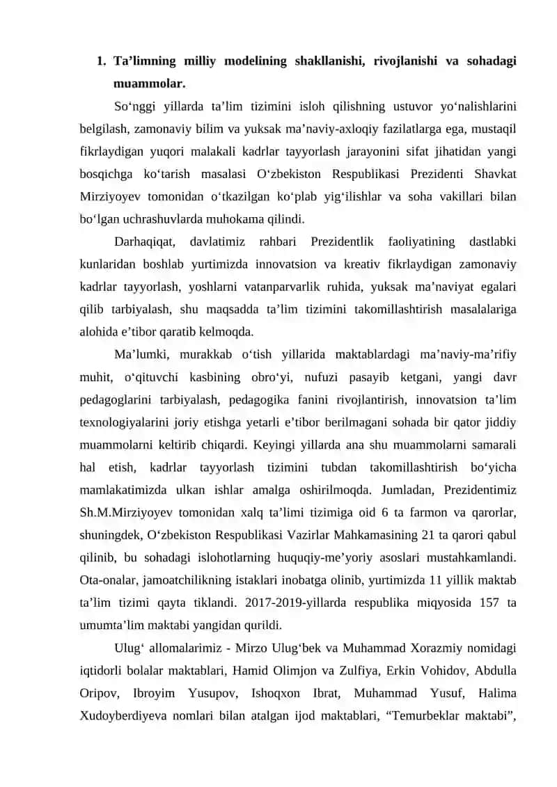 Ta’lim tizimi 2