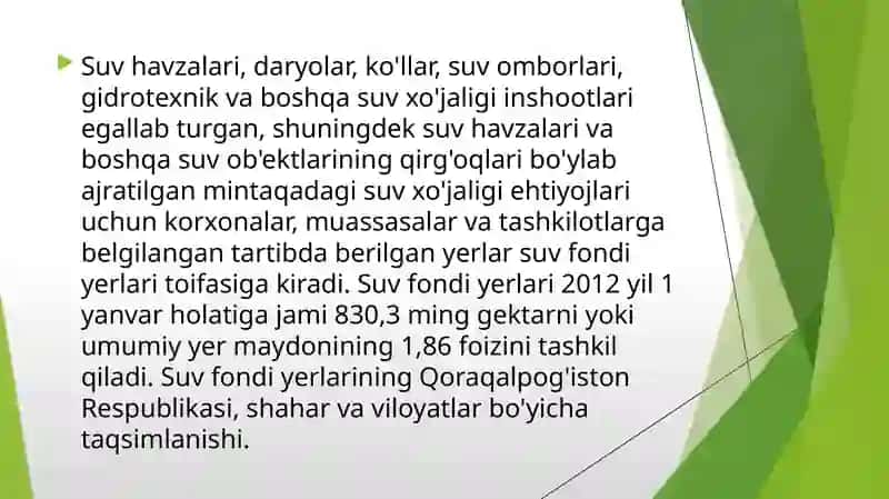 O'ZBEKISTON RESPUBLIKASINING YER PORDI 2