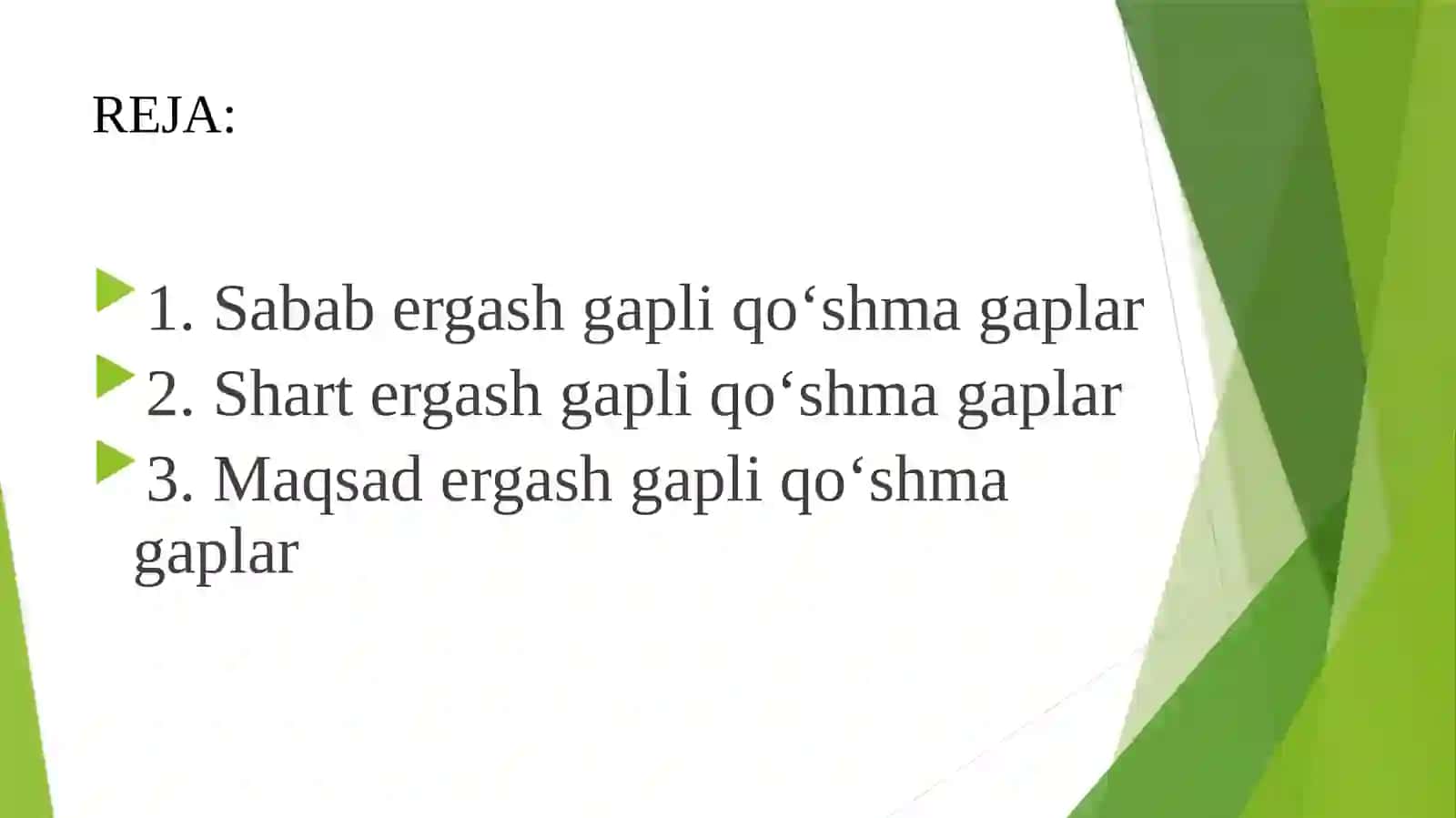 Sabab,shart,maqsadergashgapliqoʻshmagaplar 2