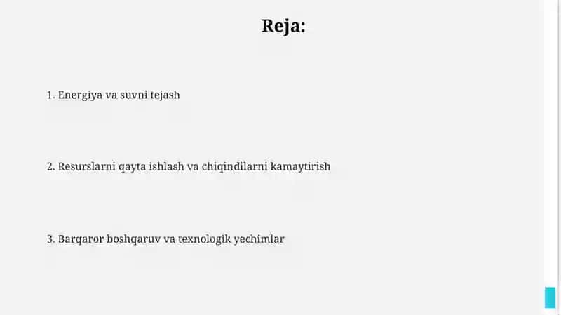 Tabbiy resurslardan oqilona foydalanish yollari 2