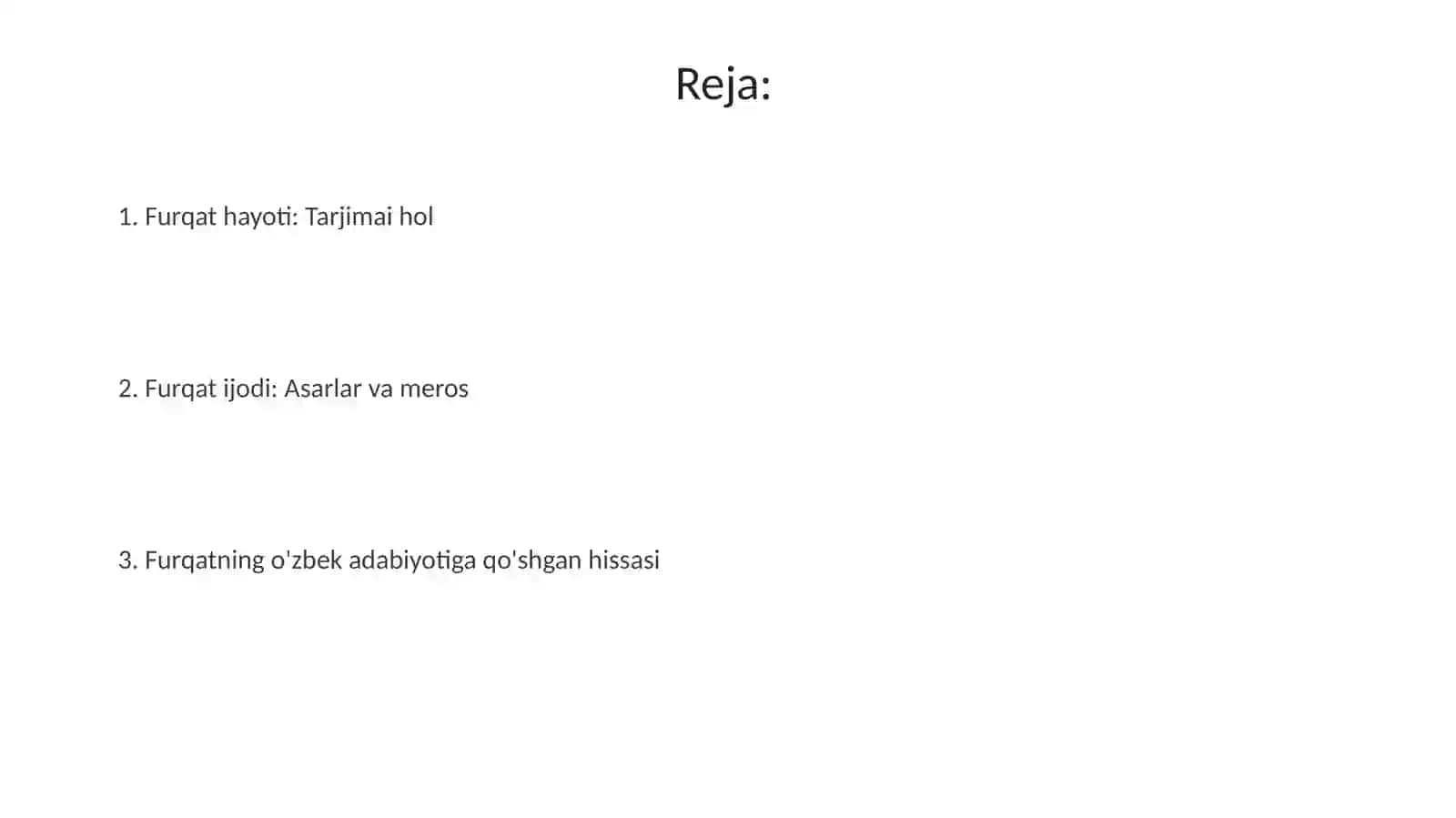Furqat hayoti va ijodi 2